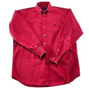 Rose * Polo Ralph Lauren BLAKE Long Sleeve Button Down Shirt - Sz S